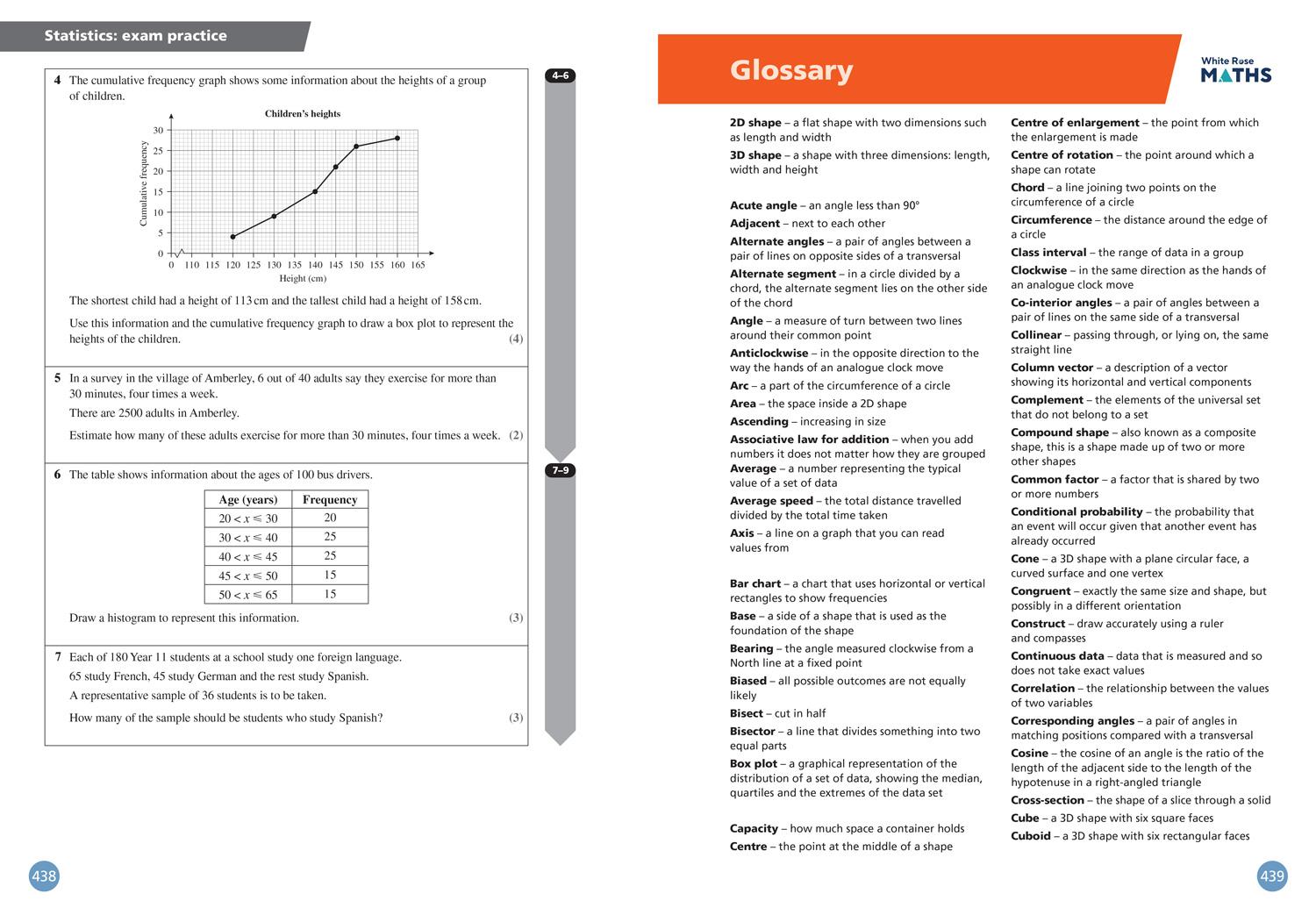 Bild: 9780008669560 | White Rose Maths: Edexcel GCSE 9-1 Higher Student Book 2 | Ainscough