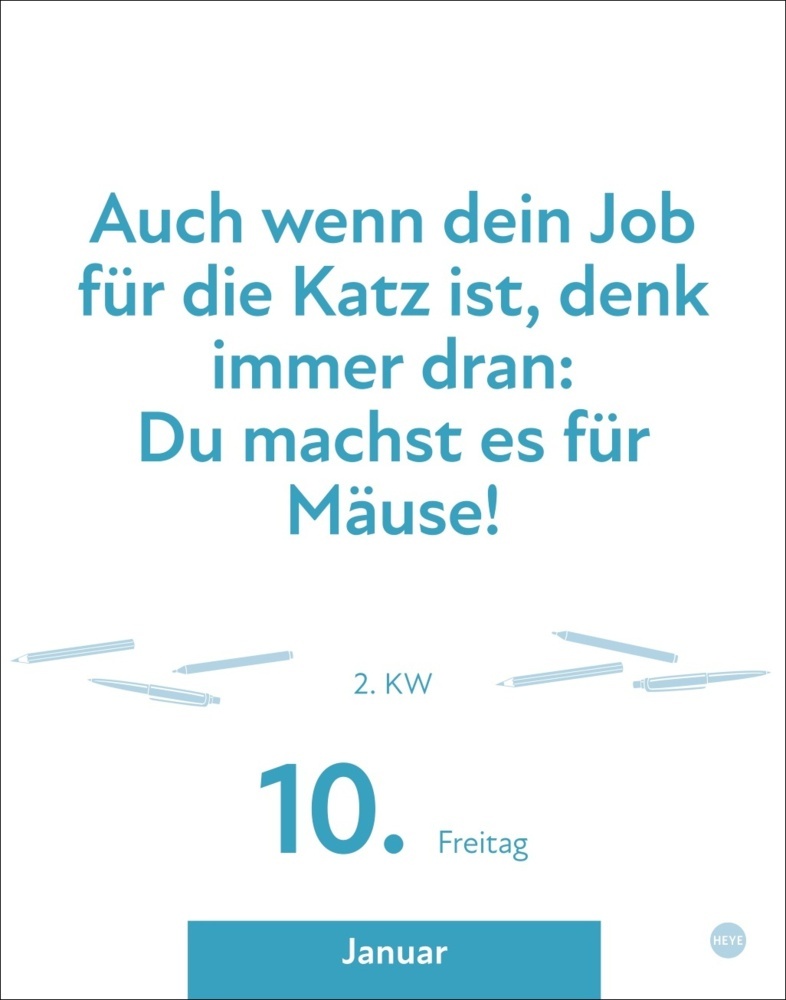 Bild: 9783756406302 | Die besten Sprüche für lange Bürotage Tagesabreißkalender 2025 | 2025