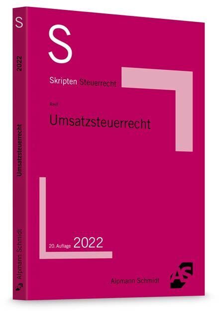 Cover: 9783867528306 | Skript Umsatzsteuerrecht | Wolfram Reiß | Taschenbuch | VII | Deutsch