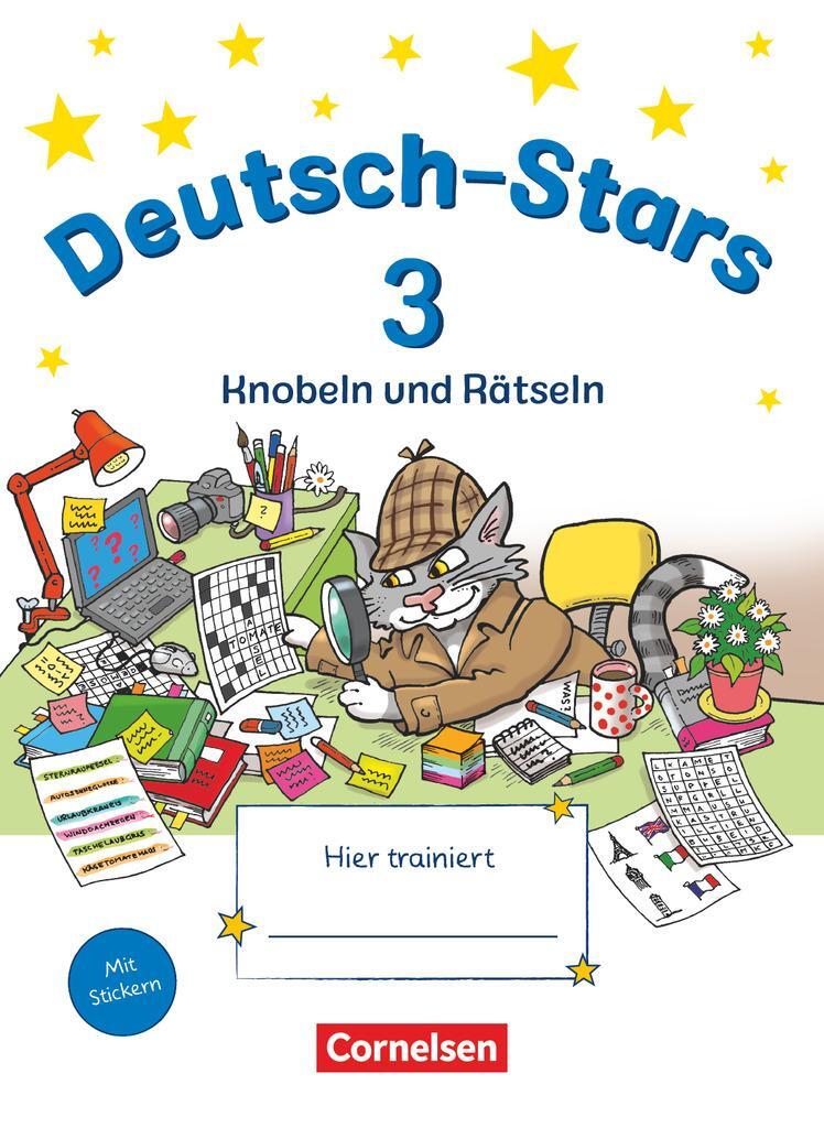 Cover: 9783060848126 | Deutsch-Stars 3. Schuljahr. Knobeln und Rätseln - Übungsheft. Mit...