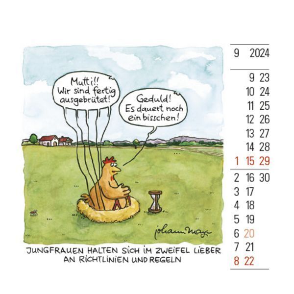 Bild: 9783731870302 | Jungfrau Mini 2024 | Korsch Verlag | Kalender | 13 S. | Deutsch | 2024