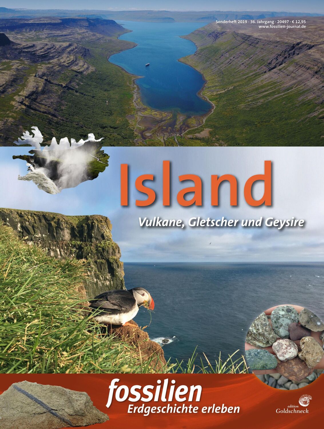 Cover: 9783494017594 | Island | Vulkane, Gletscher und Geysire | Redaktion Fossilien | 80 S.