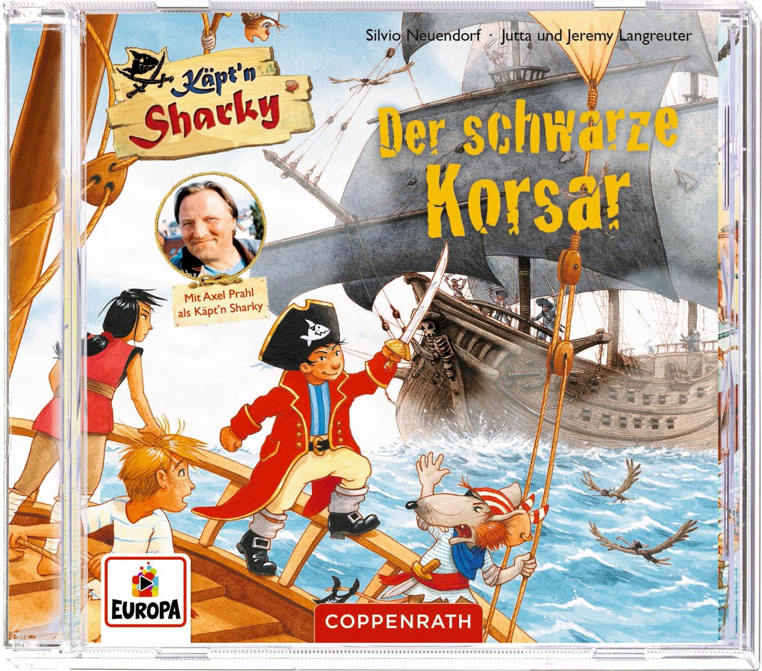 Cover: 4050003956534 | CD Hörspiel: Käpt'n Sharky - Der schwarze Korsar | Langreuter (u. a.)