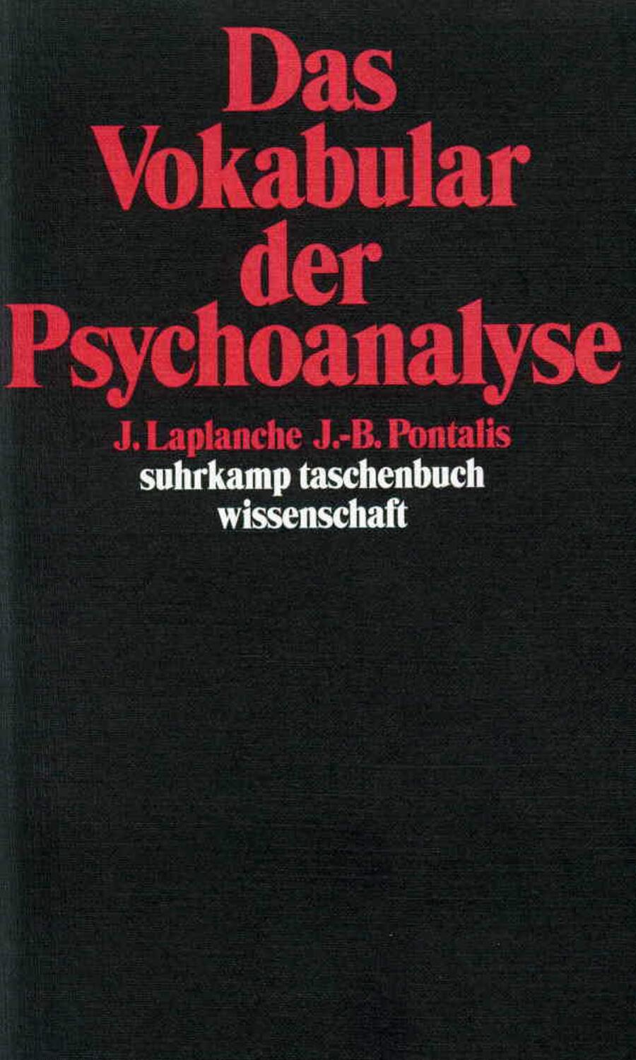 Cover: 9783518276075 | Das Vokabular der Psychoanalyse | Jean Laplanche (u. a.) | Taschenbuch