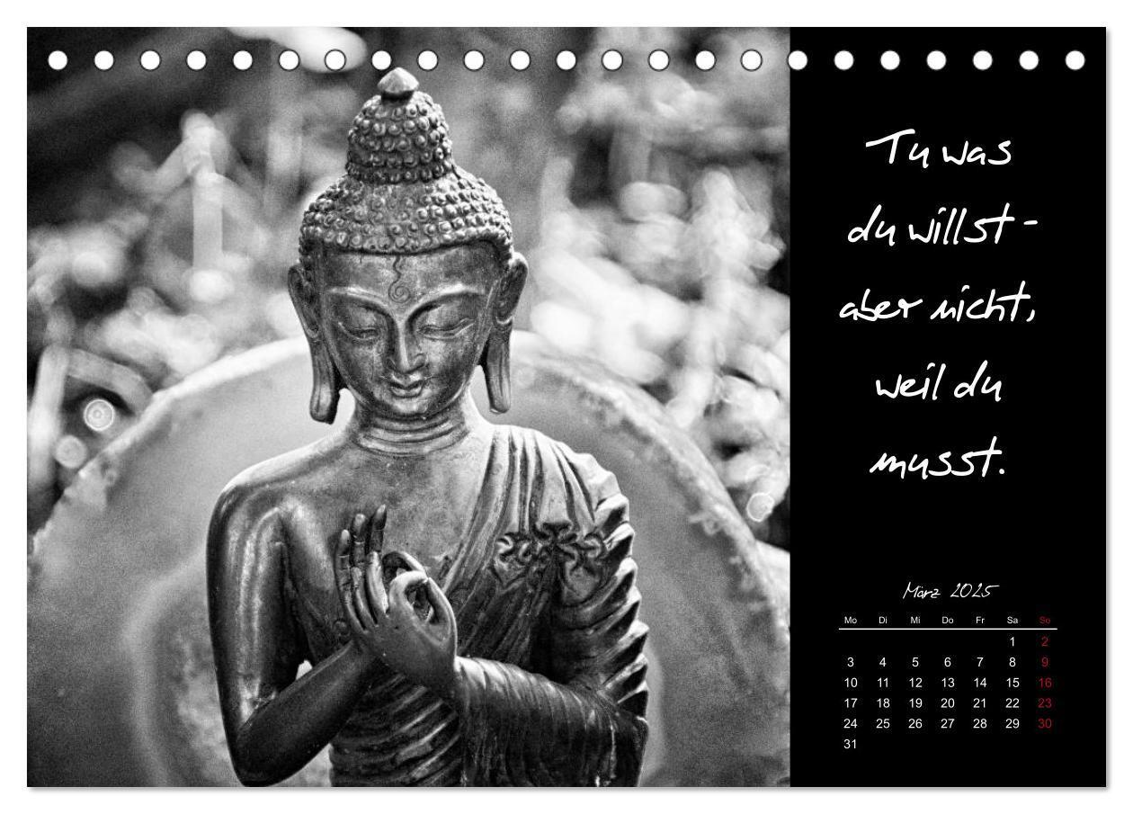 Bild: 9783435628292 | Worte des Buddha 2025 (Tischkalender 2025 DIN A5 quer), CALVENDO...