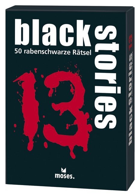 Cover: 9783897778962 | black stories (Spiel). Nr.13 | 50 rabenschwarze Rätsel | Spiel | 2016