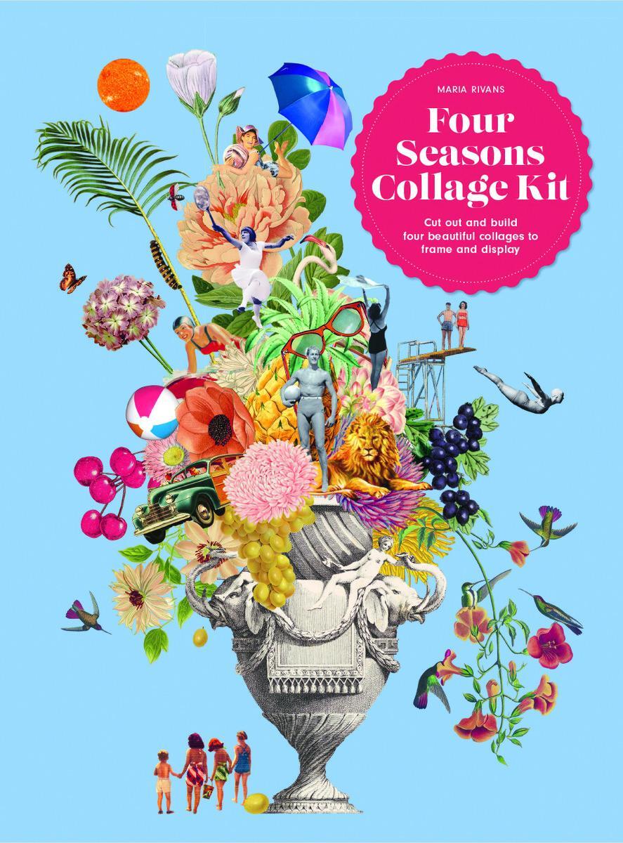 Cover: 9781837760343 | Four Seasons | Build four beautiful collages from this complete kit