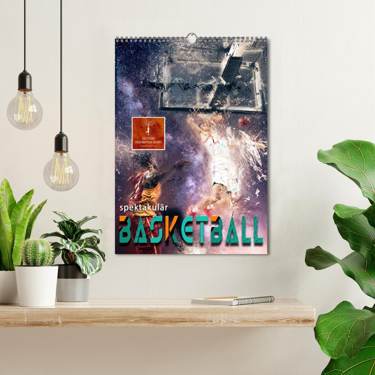 Bild: 9783435929429 | Basketball spektakulär (Wandkalender 2025 DIN A3 hoch), CALVENDO...