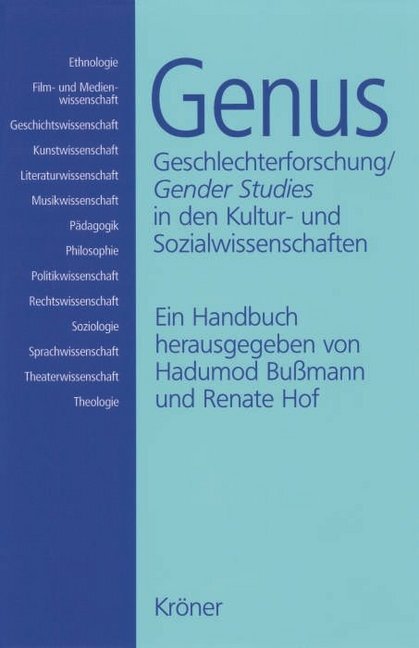Cover: 9783520822017 | Genus | Hadumod Bußmann (u. a.) | Buch | X | Deutsch | 2005 | Kröner