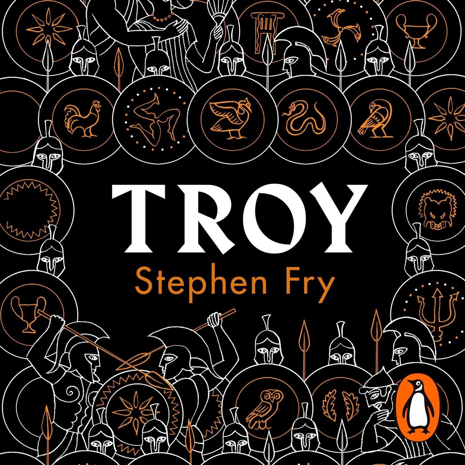 Cover: 9781405944724 | Troy | Our Greatest Story Retold | Stephen Fry | Audio-CD | 10 CDs