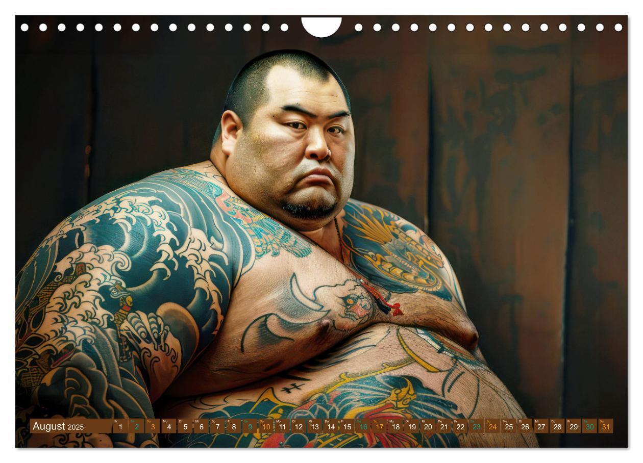 Bild: 9783383809613 | Sumo - Japans schwere Ringer (Wandkalender 2025 DIN A4 quer),...