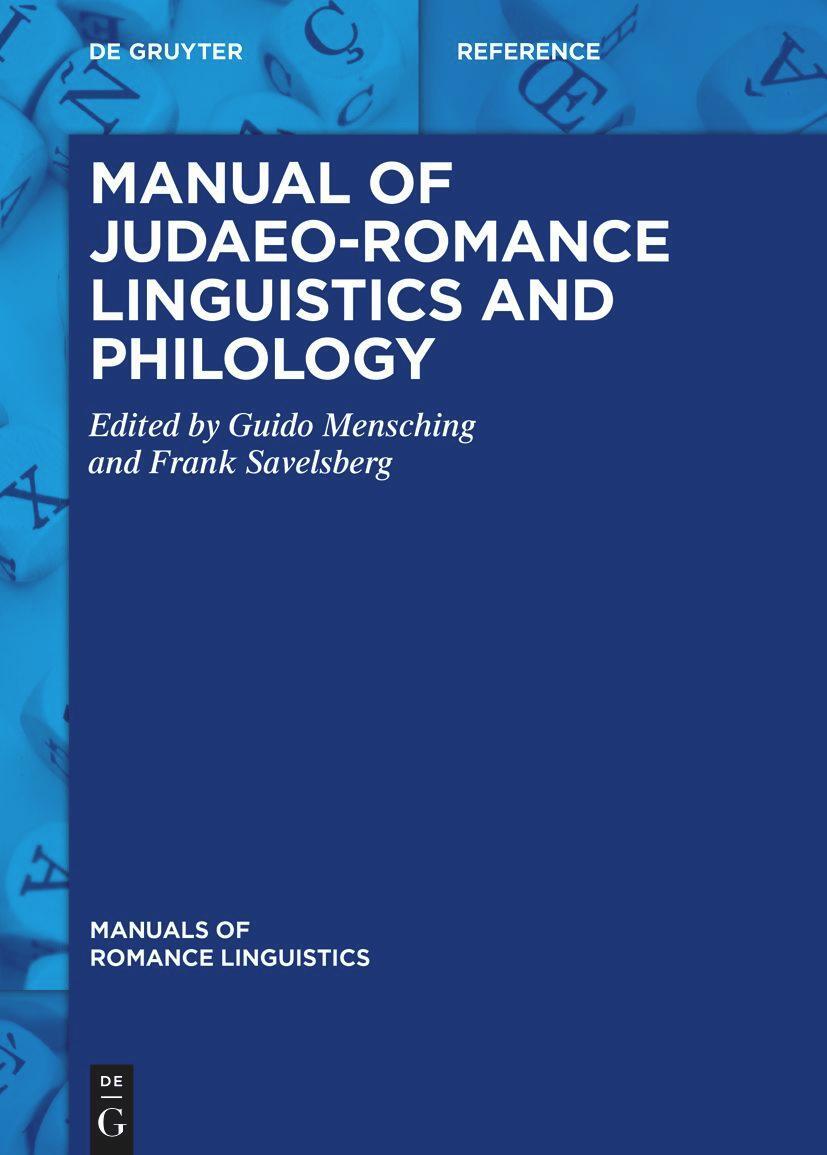Cover: 9783110302110 | Manual of Judaeo-Romance Linguistics and Philology | Mensching (u. a.)