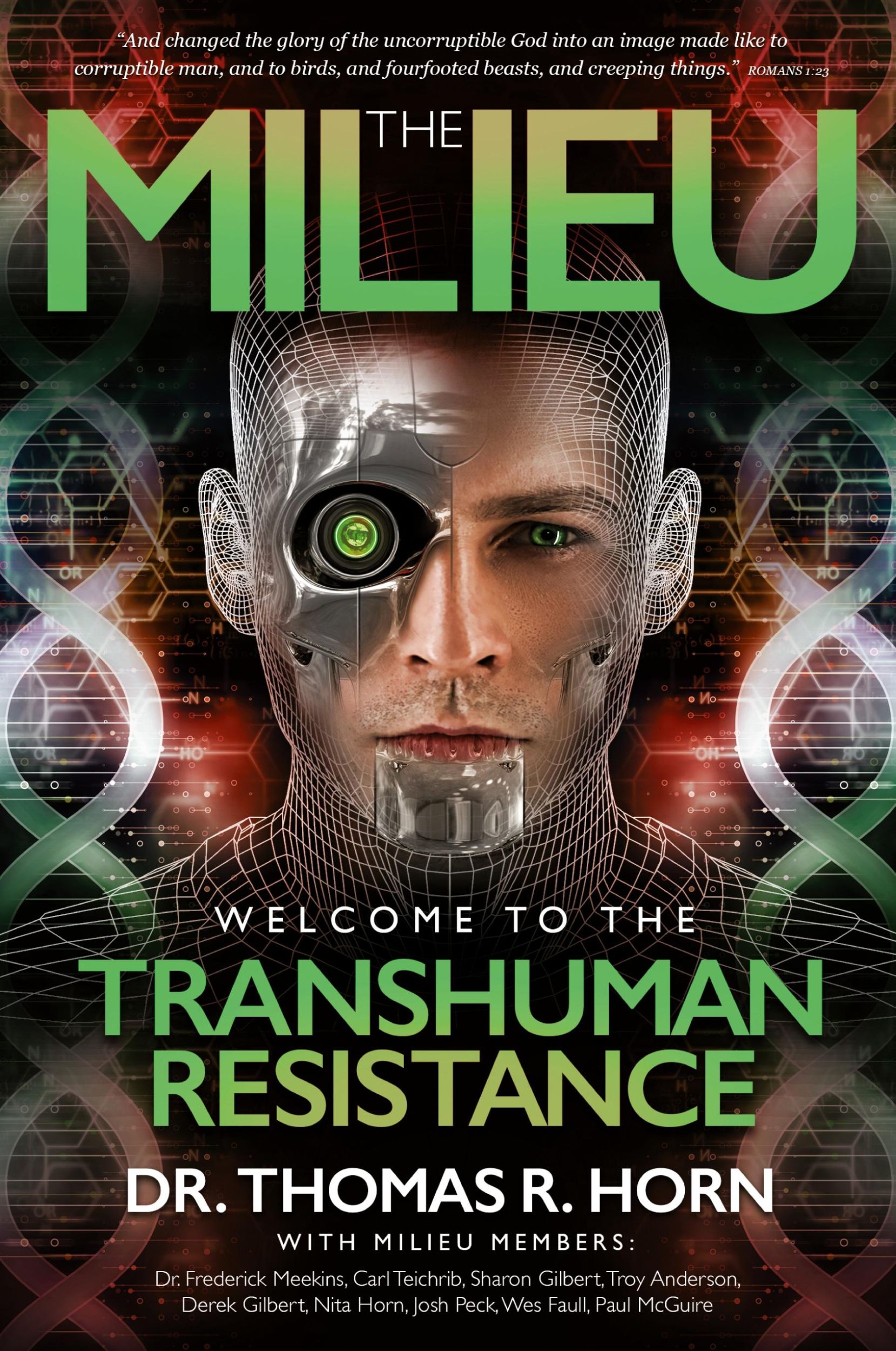 Cover: 9781948014038 | The Milieu | Welcome to the Transhuman Resistance | Thomas R Horn