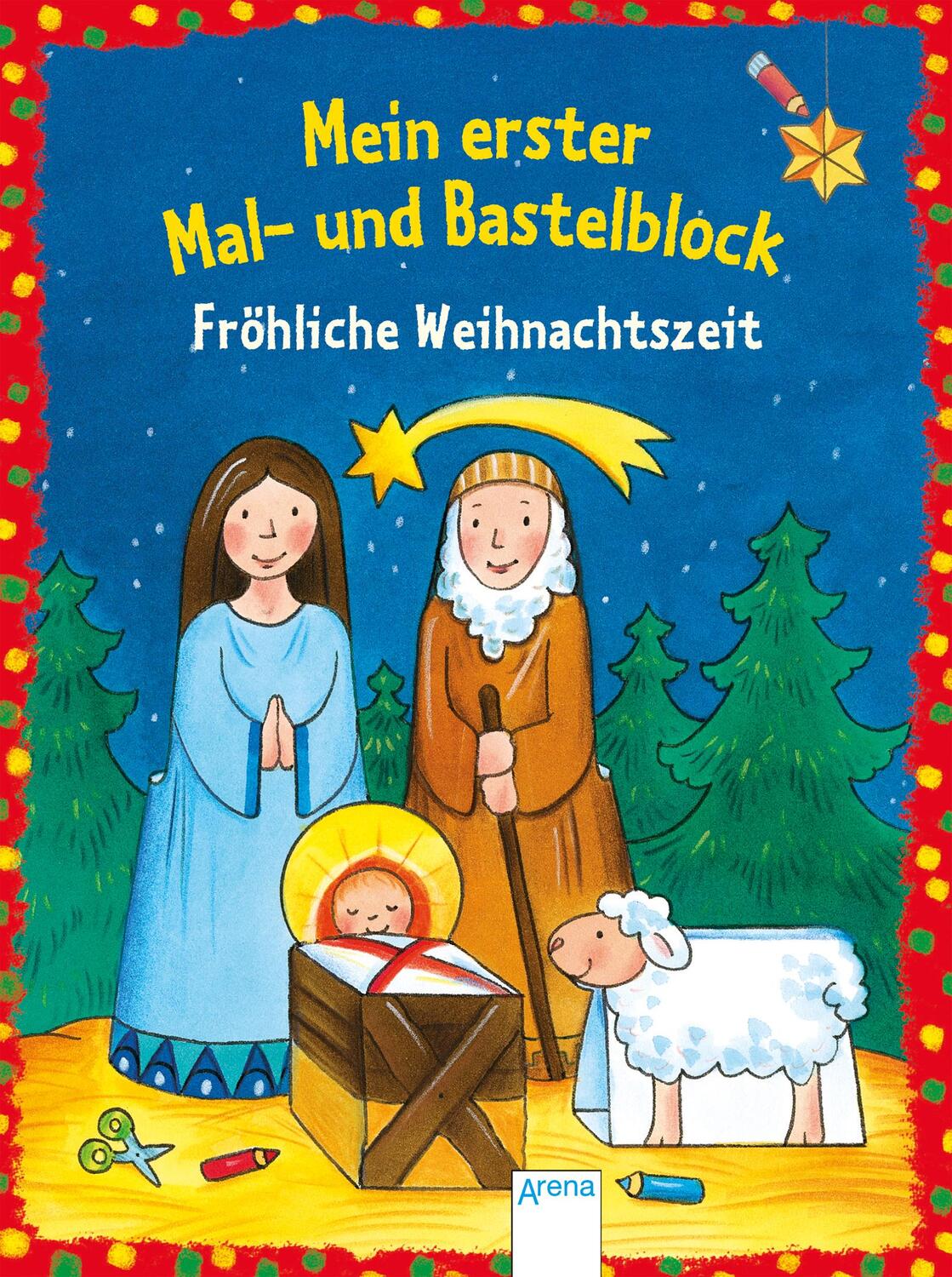 Cover: 9783401714165 | Fröhliche Weihnachtszeit | Mein erster Mal- und Bastelblock | Buch