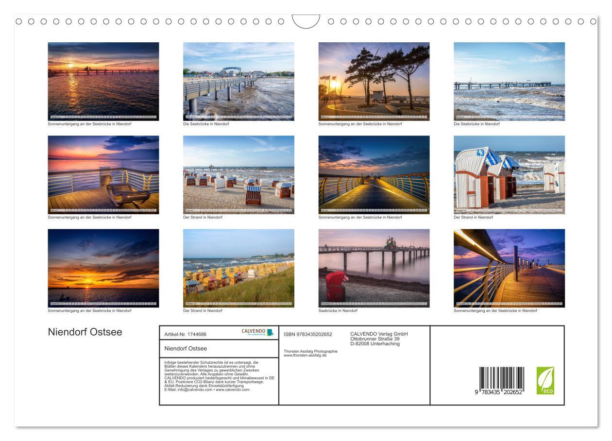 Bild: 9783435202652 | Niendorf Ostsee (Wandkalender 2025 DIN A3 quer), CALVENDO...