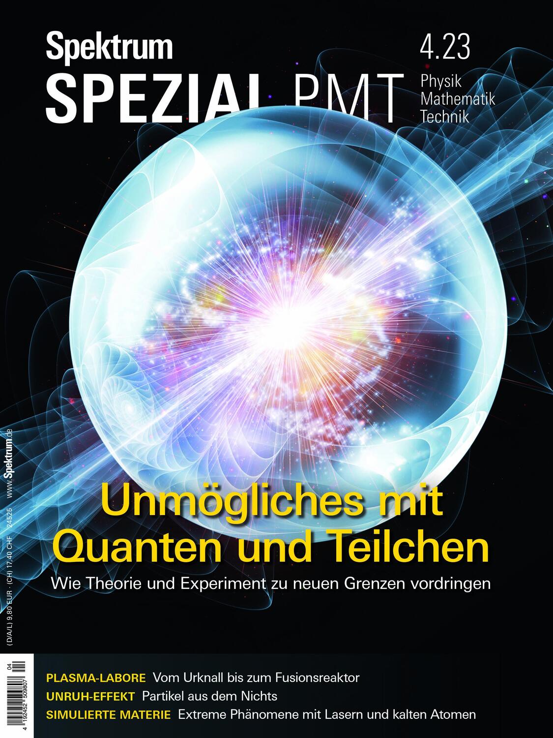 Cover: 9783958927506 | Spektrum Spezial - Unmögliches mit Quanten und Teilchen | Wissenschaft