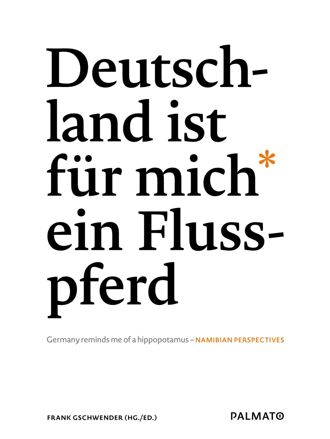 Cover: 9783946205425 | Deutschland ist für mich ein Flusspferd/ Germany reminds me of a...