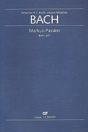 Cover: 9790007098742 | Markuspassion | Version Koch | Johann Sebastian Bach_Koch | 1998