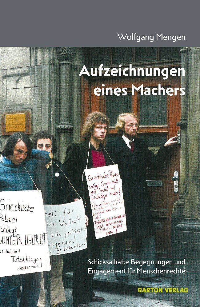 Cover: 9783934648524 | Aufzeichnungen eines Machers | Wolfgang Mengen | Taschenbuch | Deutsch