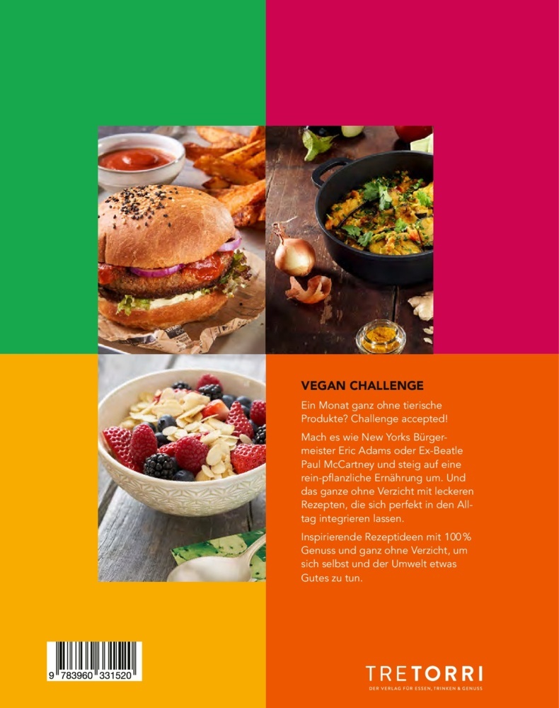 Bild: 9783960331520 | Vegan-Challenge | Dein 4 Wochen Programm | Ralf Frenzel | Buch | 2022