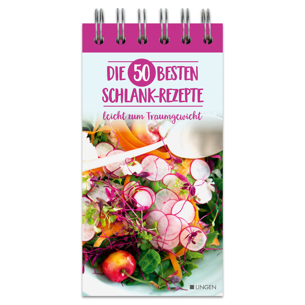Cover: 9783963472251 | Die 50 besten Schlank-Rezepte | Taschenbuch | Spiralbindung | 100 S.