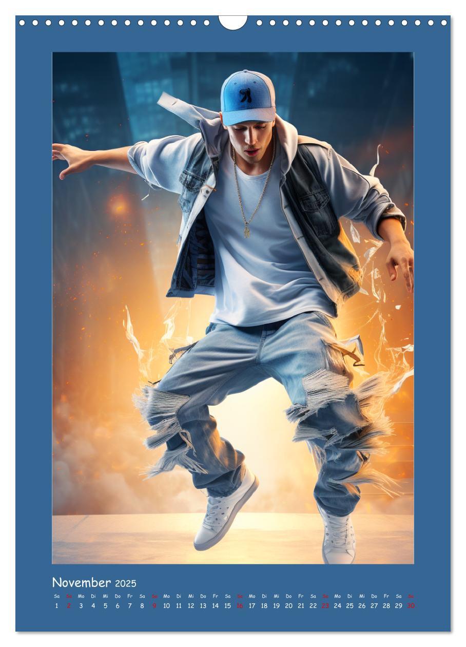 Bild: 9783435863518 | Urban Dancer. Streetstyle-Szene-Illustrationen (Wandkalender 2025...