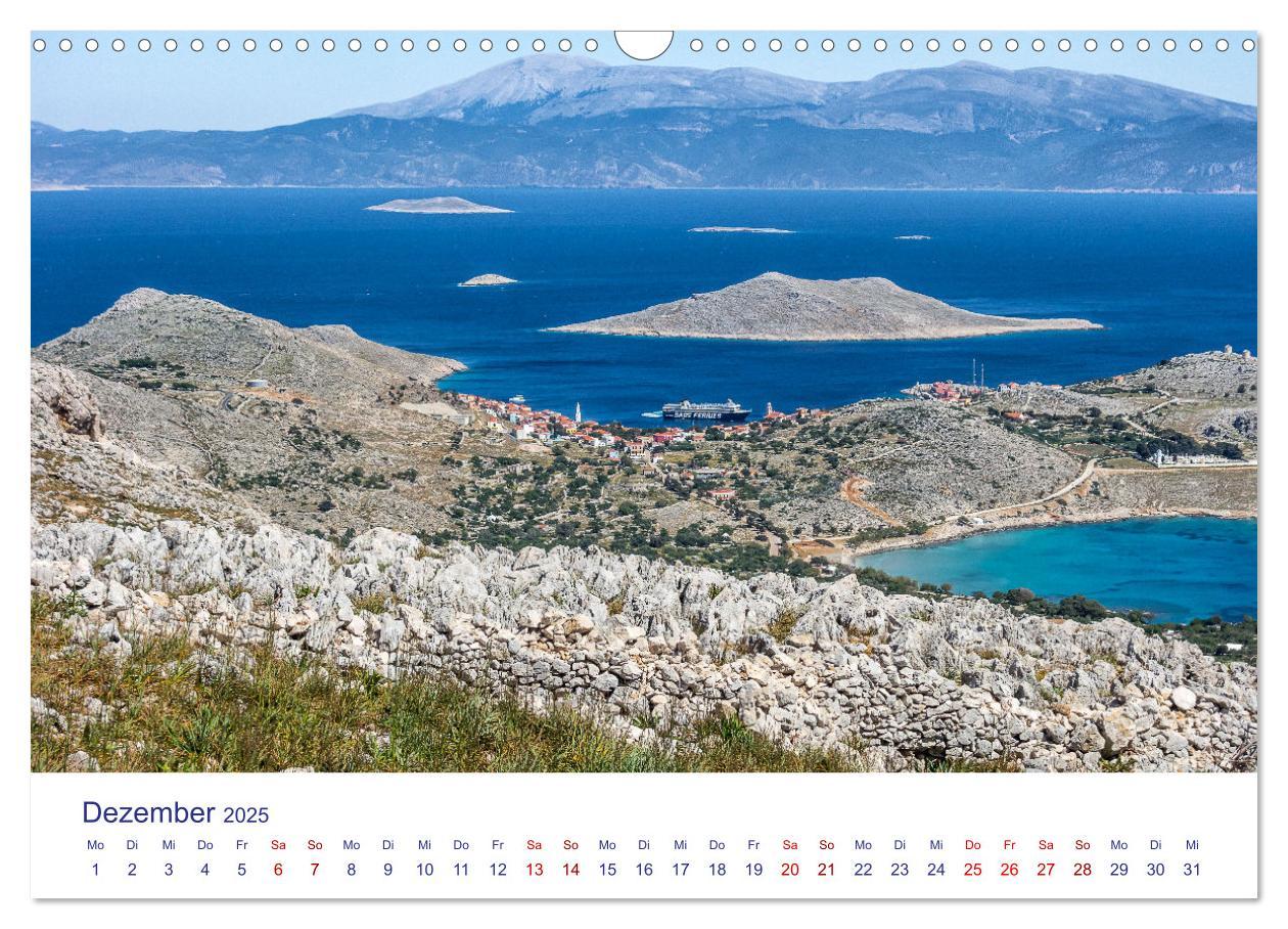 Bild: 9783383959172 | Insel Chalki (Wandkalender 2025 DIN A3 quer), CALVENDO Monatskalender