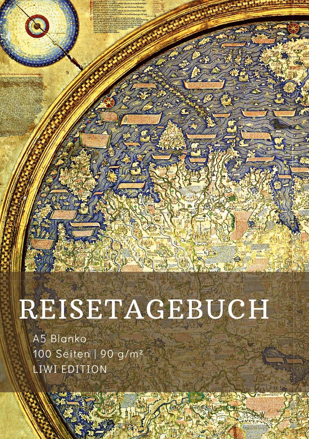 Cover: 9783965424685 | Reisetagebuch zum Selberschreiben - A5 blanko - 100 Seiten 90g/m² -...