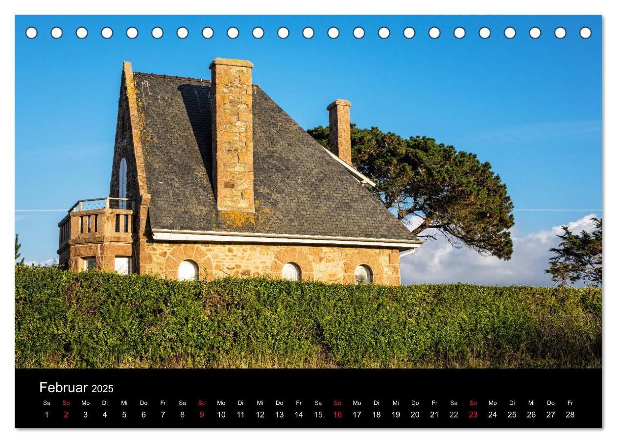 Bild: 9783435653232 | Unterwegs in der Bretagne (Tischkalender 2025 DIN A5 quer),...