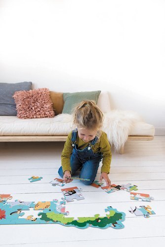 Bild: 5414561811107 | Bodenpuzzle - Floor Puzzle Safari (Kinderpuzzle) | Spiel | 2022