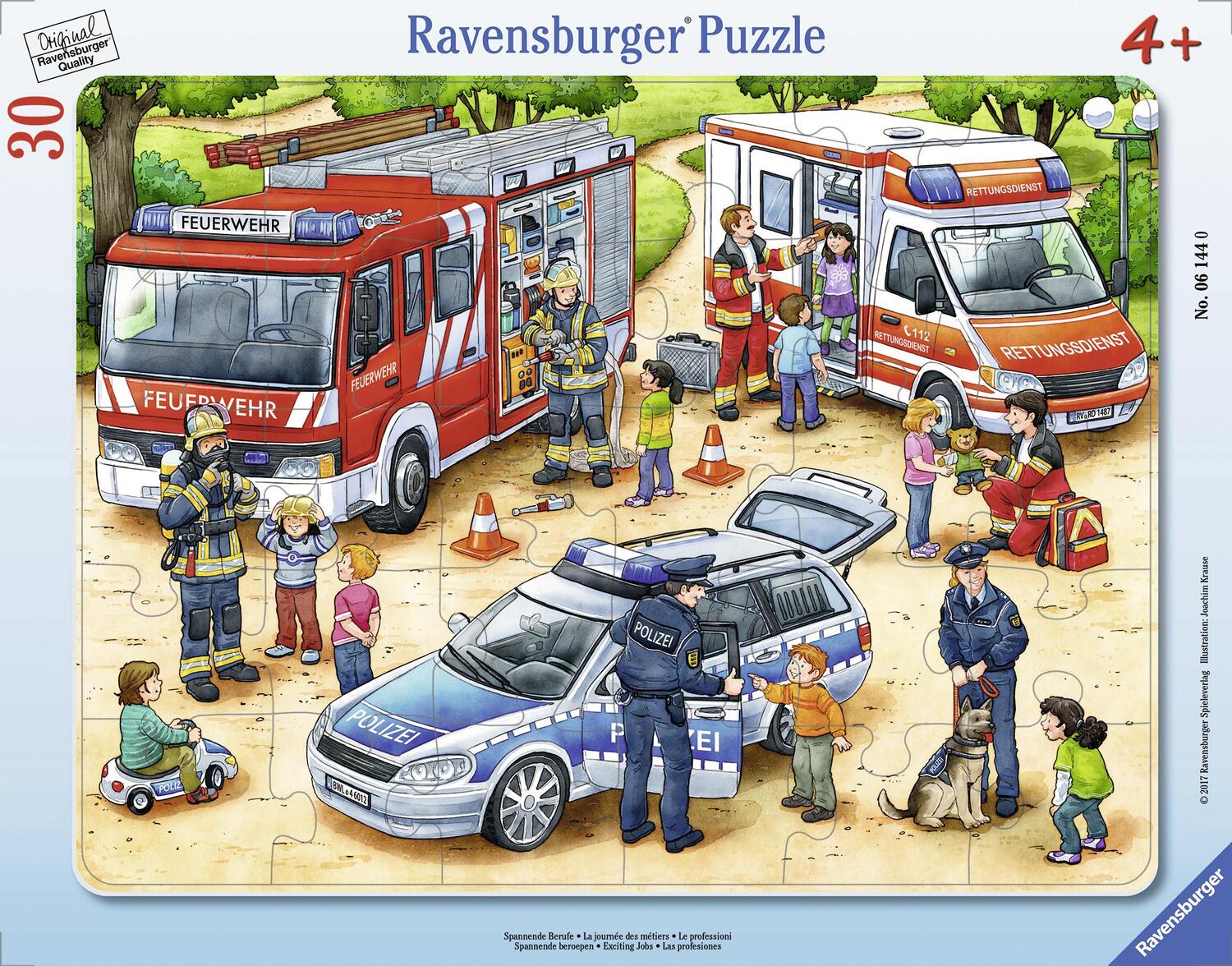Bild: 4005556061440 | Spannende Berufe. Kinderpuzzle 30 Teile | Spiel | Deutsch | 2017