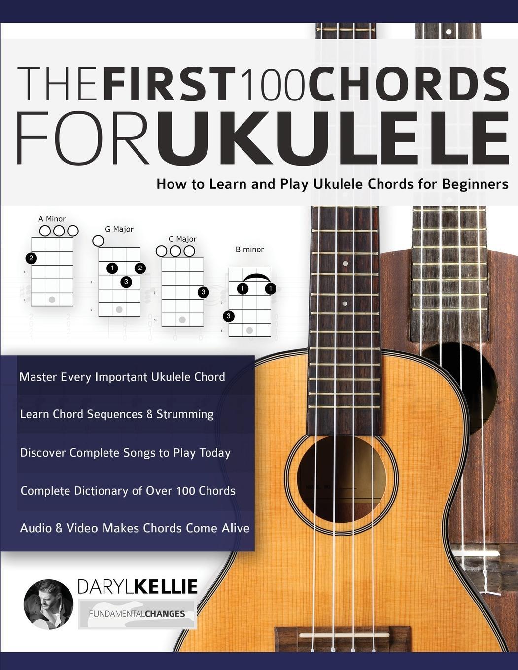 Cover: 9781789332254 | The First 100 Chords for Ukulele | Daryl Kellie (u. a.) | Taschenbuch