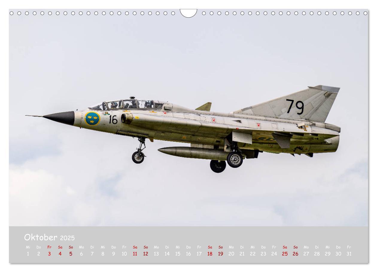 Bild: 9783435160068 | Saab Airpower (Wandkalender 2025 DIN A3 quer), CALVENDO Monatskalender