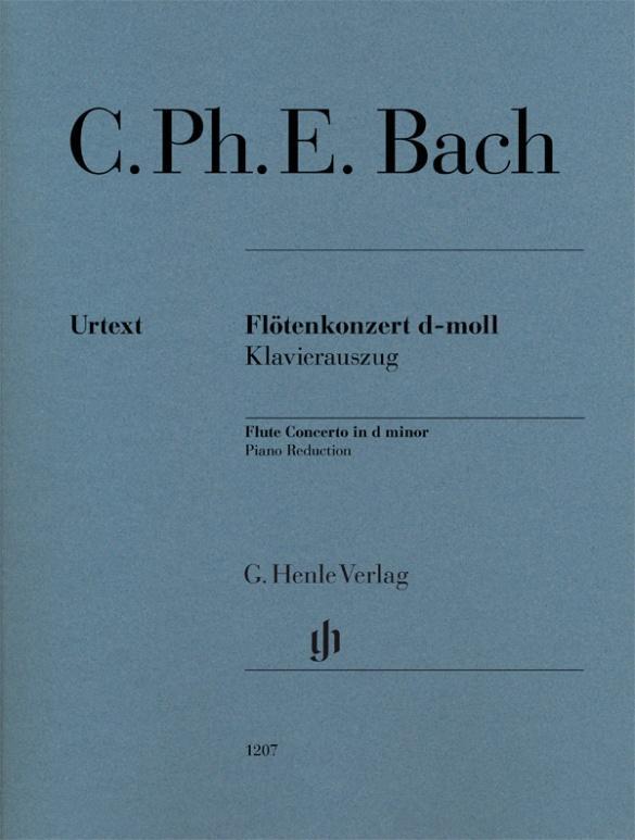 Cover: 9790201812076 | Flötenkonzert d-moll | Klavierauszug | Carl Philipp Emanuel Bach