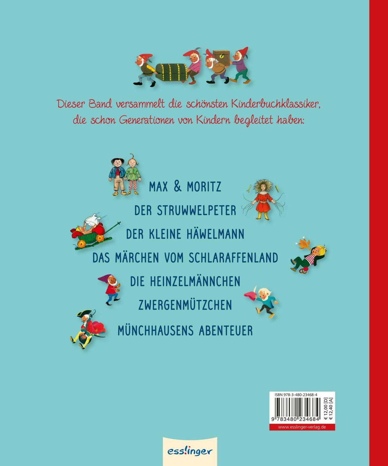 Rückseite: 9783480234684 | Die schönsten Kinderbuchklassiker | August Kopisch (u. a.) | Buch