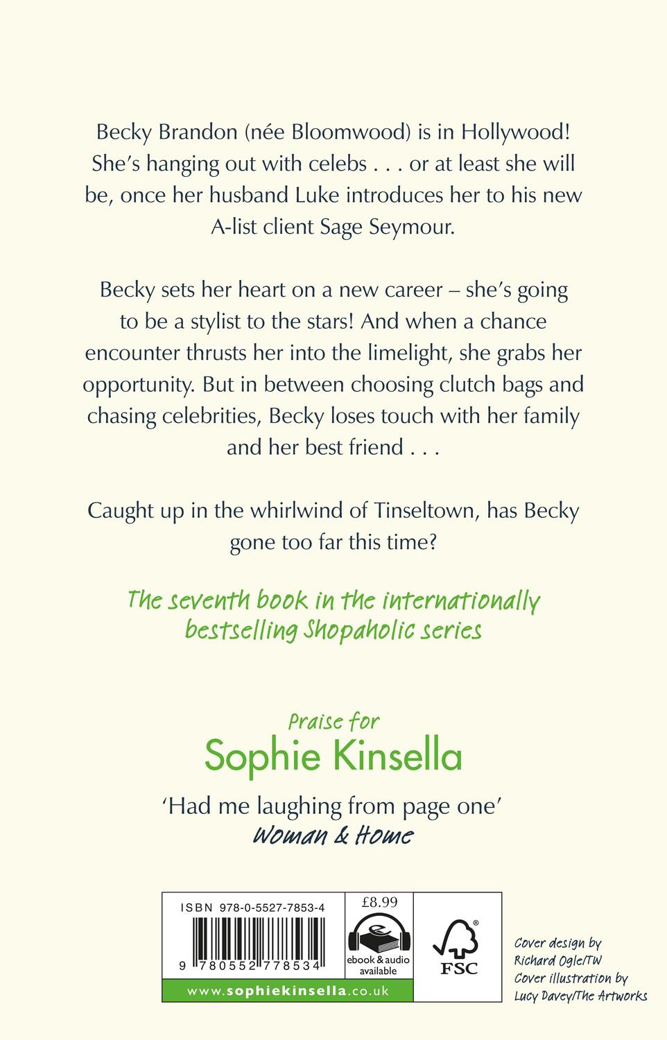Rückseite: 9780552778534 | Shopaholic to the Stars | (Shopaholic Book 7) | Sophie Kinsella | Buch