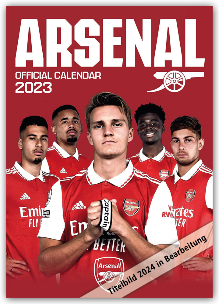 Cover: 9781805272762 | Arsenal London FC 2024 - A3-Posterkalender | Danilo | Kalender | 14 S.