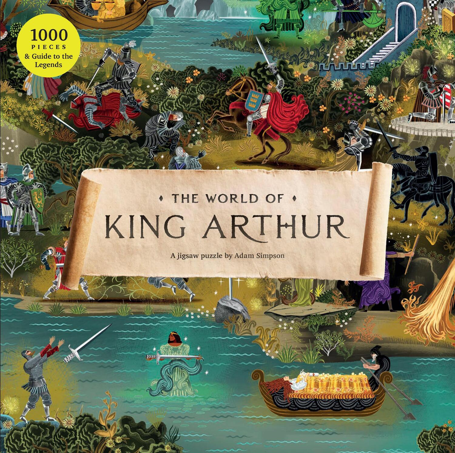 Cover: 9781399604994 | The World of King Arthur 1000 Piece Puzzle | Natalie Rigby (u. a.)