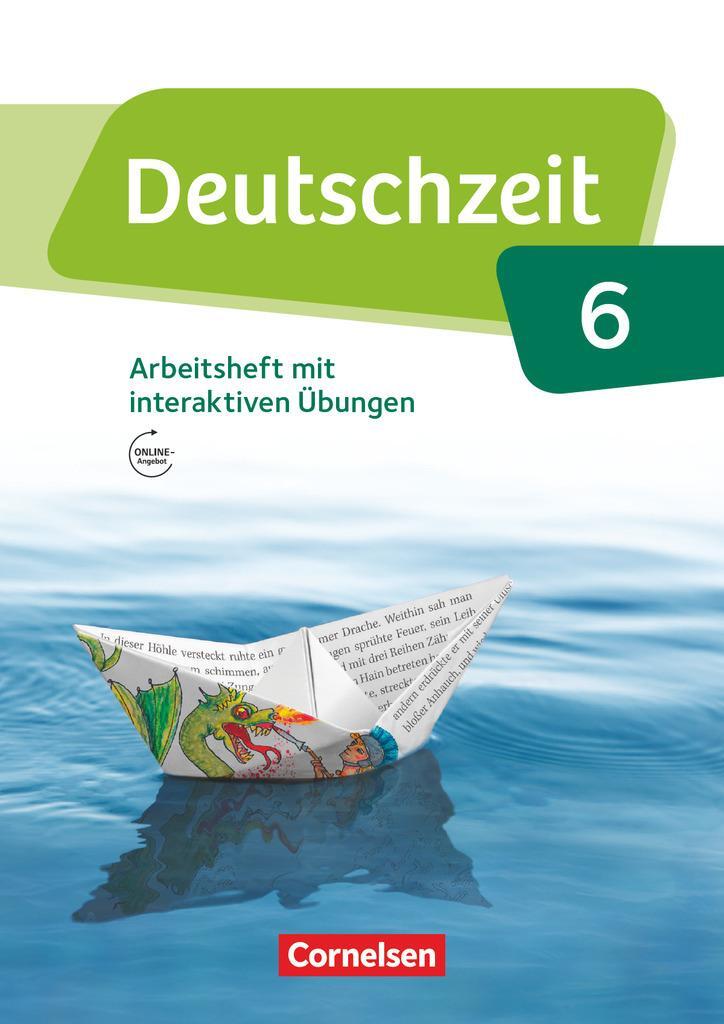 Cover: 9783060632688 | Deutschzeit 6. Schuljahr - Allgemeine Ausgabe - Arbeitsheft mit...
