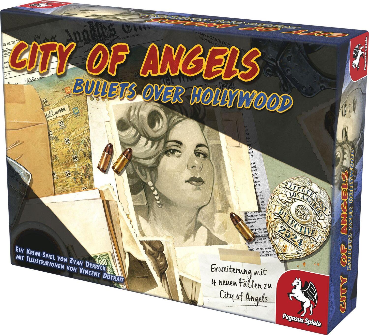 Bild: 4250231729843 | City of Angels: Bullets over Hollywood [Erweiterung] | Spiel | Deutsch
