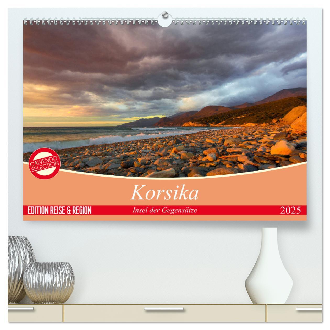 Cover: 9783435410484 | Korsika - Insel der Gegensätze (hochwertiger Premium Wandkalender...