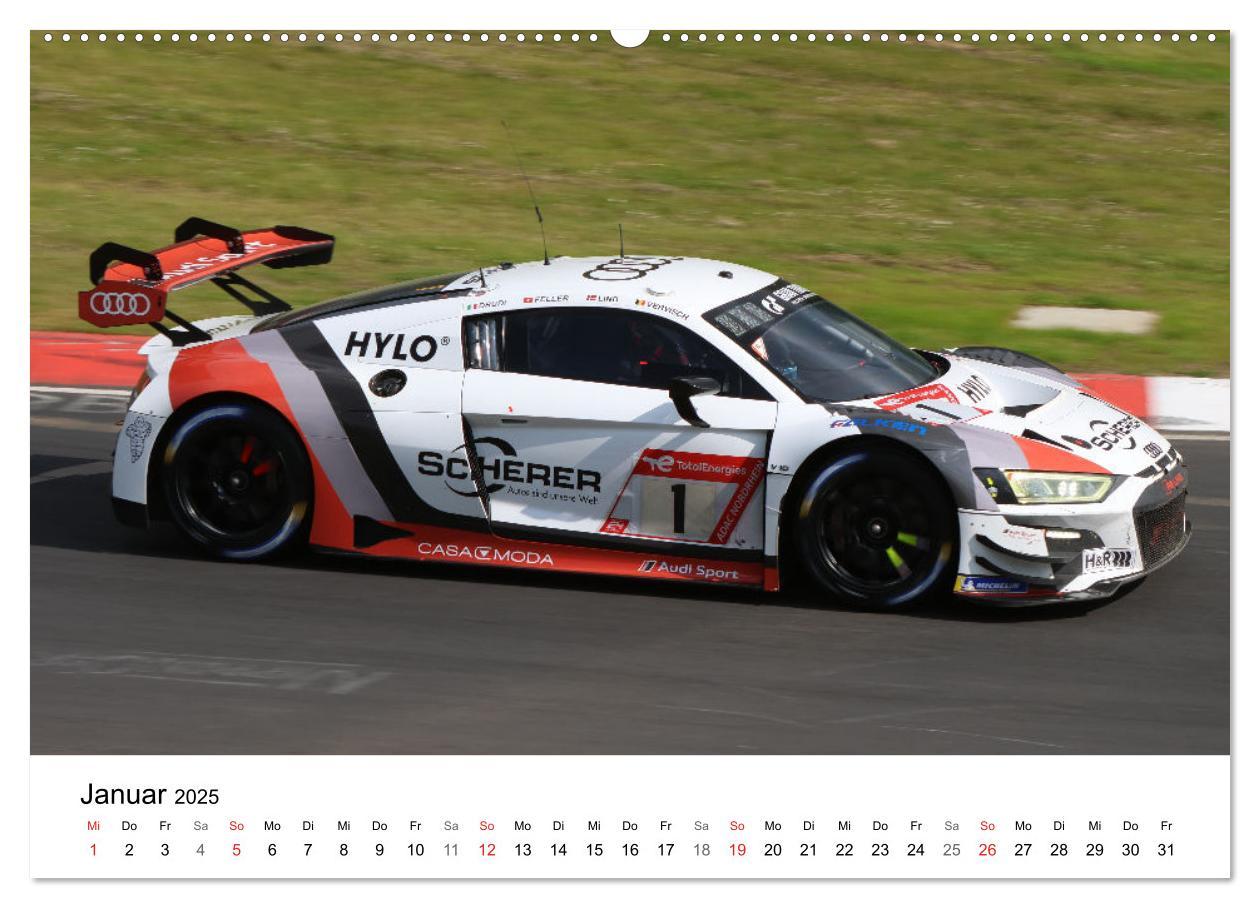 Bild: 9783435839193 | Die Vier Ringe im Motorsport (Wandkalender 2025 DIN A2 quer),...