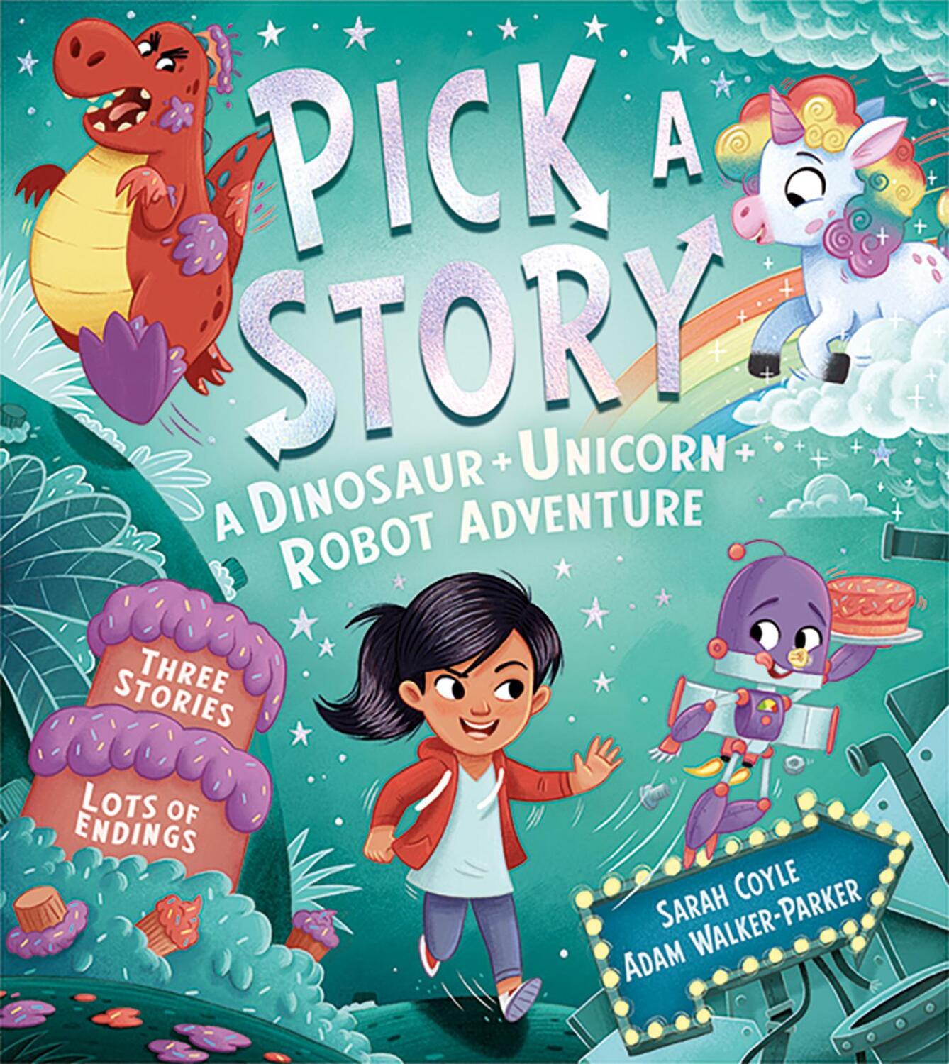Cover: 9781405299053 | Pick a Story: A Dinosaur Unicorn Robot Adventure | Sarah Coyle | Buch