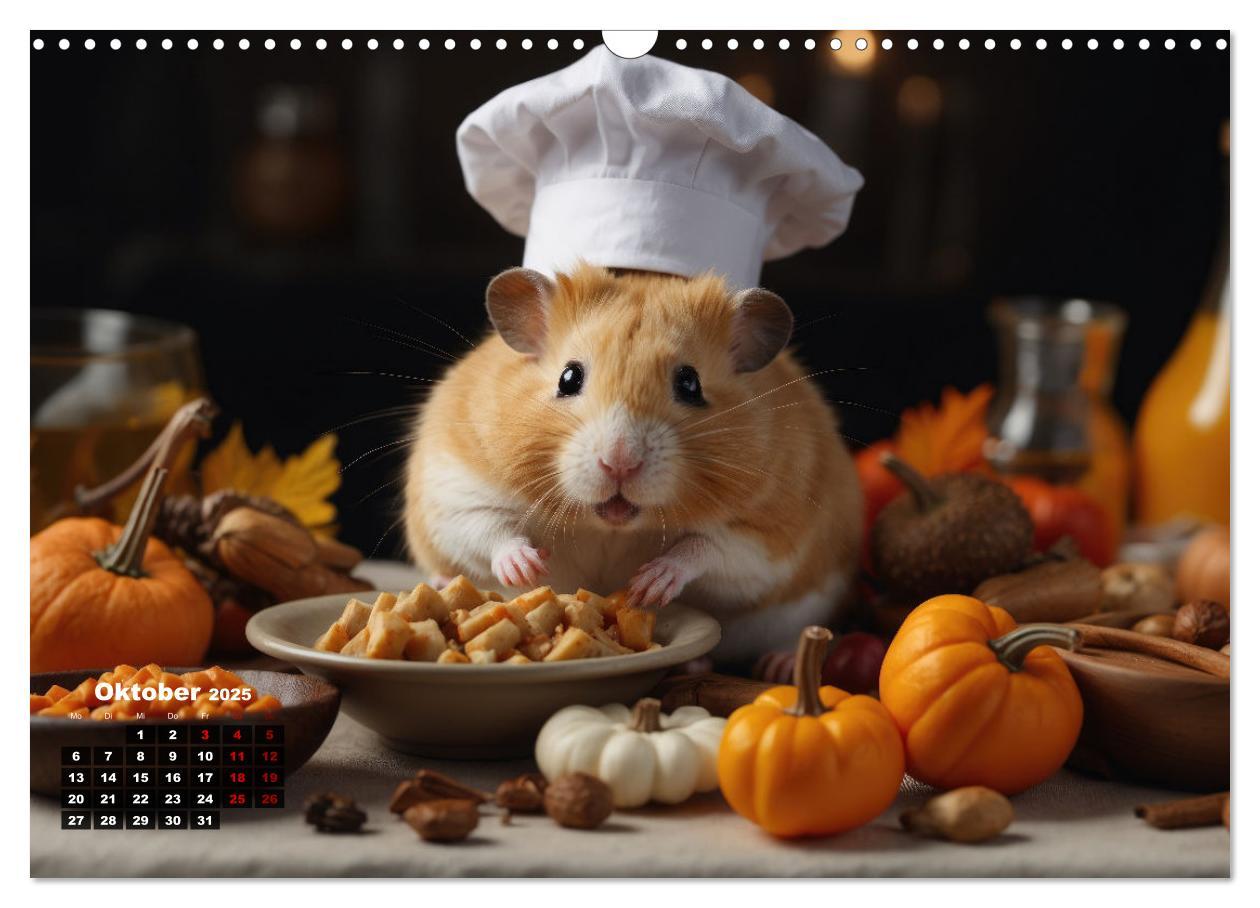 Bild: 9783383839214 | Hamstertage (Wandkalender 2025 DIN A3 quer), CALVENDO Monatskalender