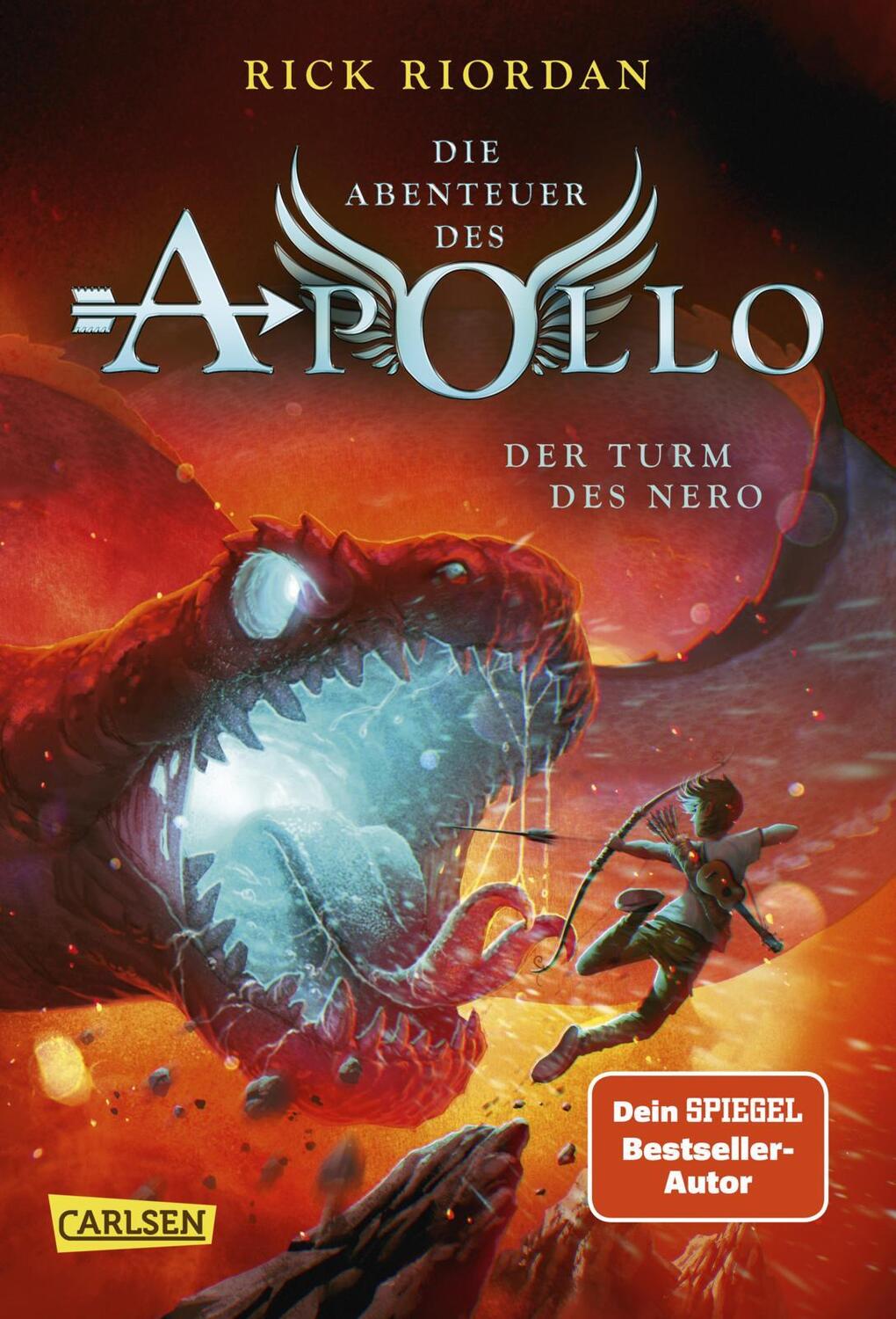 Cover: 9783551556929 | Die Abenteuer des Apollo 5: Der Turm des Nero | Rick Riordan | Buch