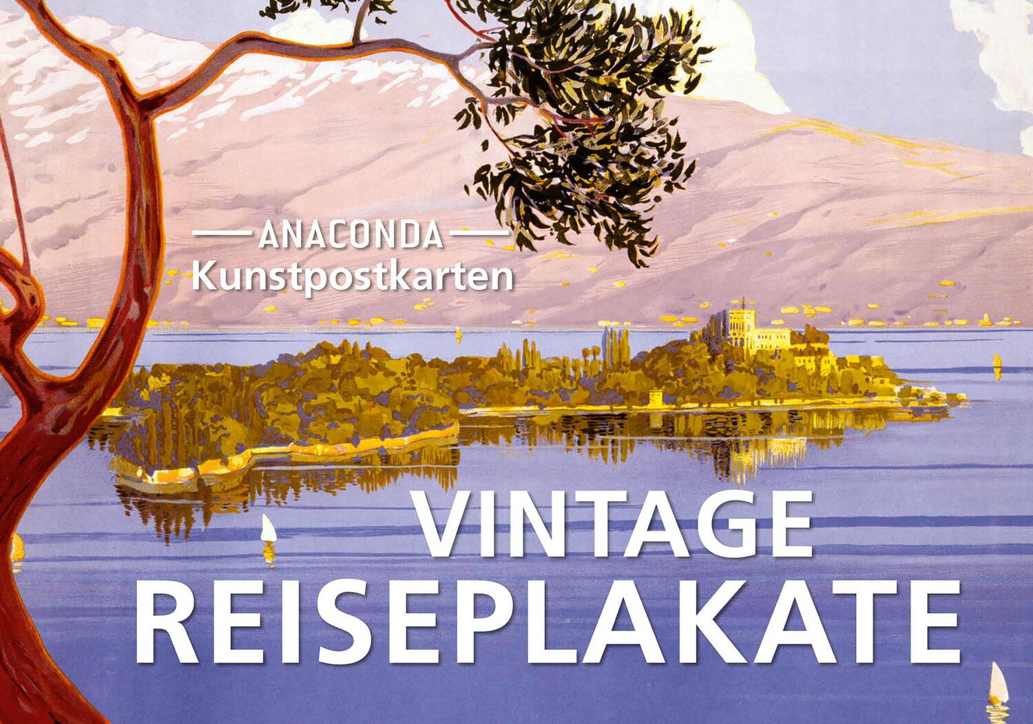 Cover: 9783730613795 | Postkarten-Set Vintage-Reiseplakate | Anaconda Verlag | Taschenbuch