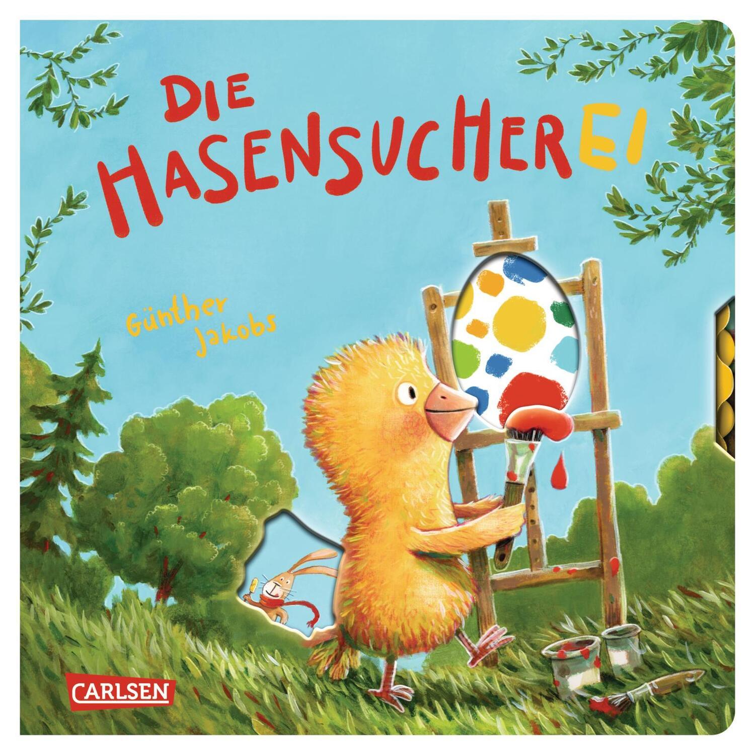 Cover: 9783551170071 | Die HasensucherEi | Reimgeschichte mit Drehscheiben-Spaß | Jakobs