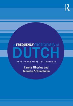 Cover: 9780415523806 | A Frequency Dictionary of Dutch | Core Vocabulary for Learners | Buch