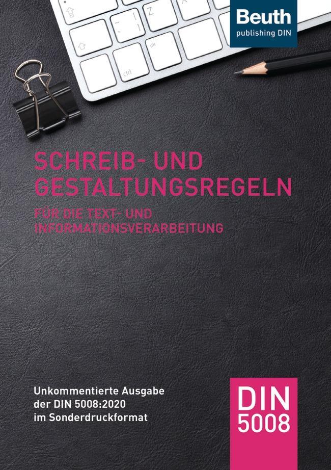 Cover: 9783410296553 | Schreib- und Gestaltungsregeln für die Text- und...