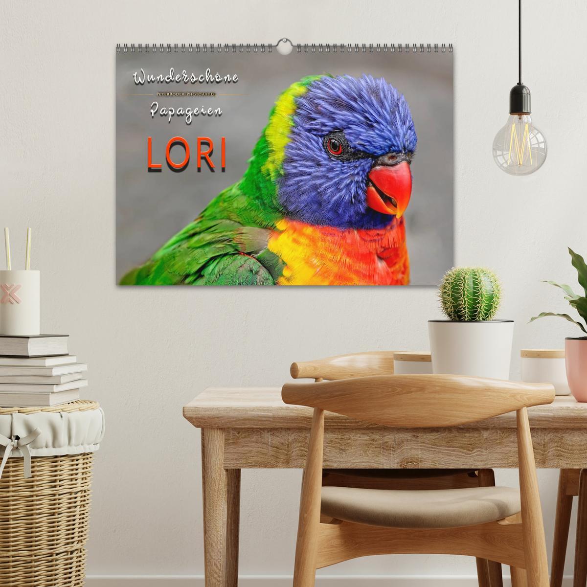 Bild: 9783435259472 | Wunderschöne Papageien - Lori (Wandkalender 2025 DIN A3 quer),...